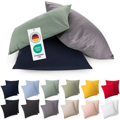 KISSENBEZUG Agneta - im 2er Set - Oeko - Tex Zertifiziert - 