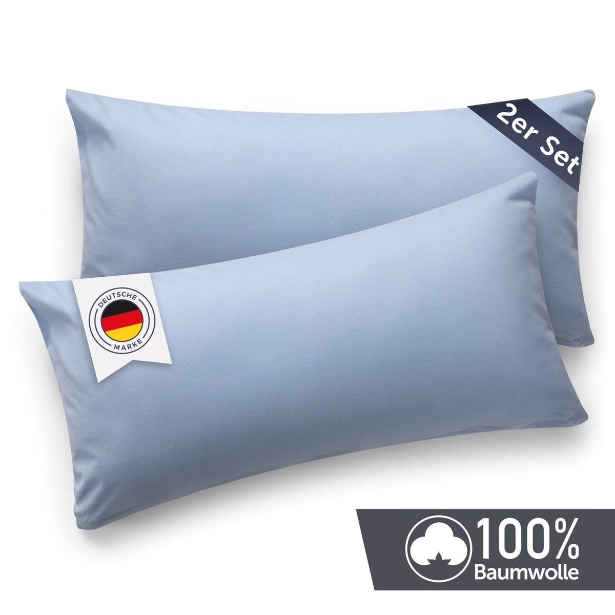 KISSENBEZUG Agneta - im 2er Set - Oeko - Tex Zertifiziert - 