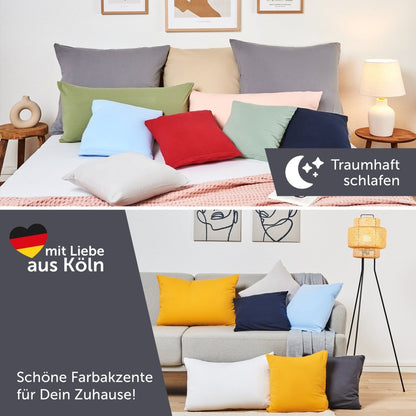 KISSENBEZUG Agneta - im 2er Set - Oeko - Tex Zertifiziert - 