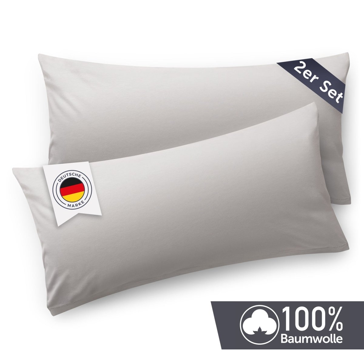 KISSENBEZUG Agneta - im 2er Set - Oeko - Tex Zertifiziert - 
