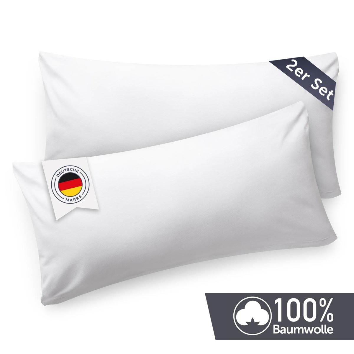 KISSENBEZUG Agneta - im 2er Set - Oeko - Tex Zertifiziert - 