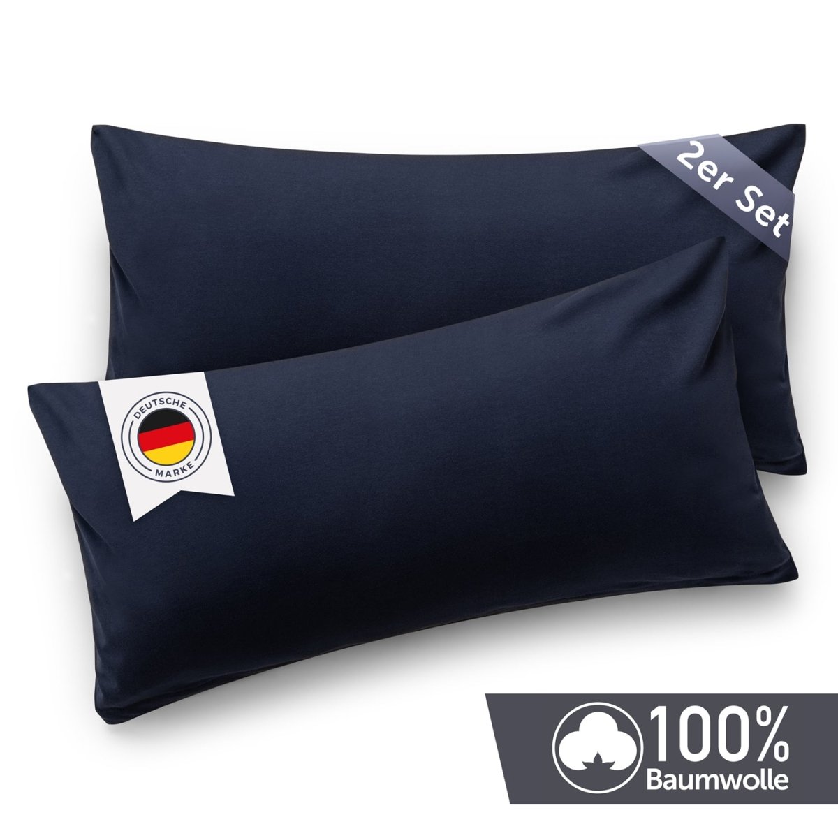KISSENBEZUG Agneta - im 2er Set - Oeko - Tex Zertifiziert - 