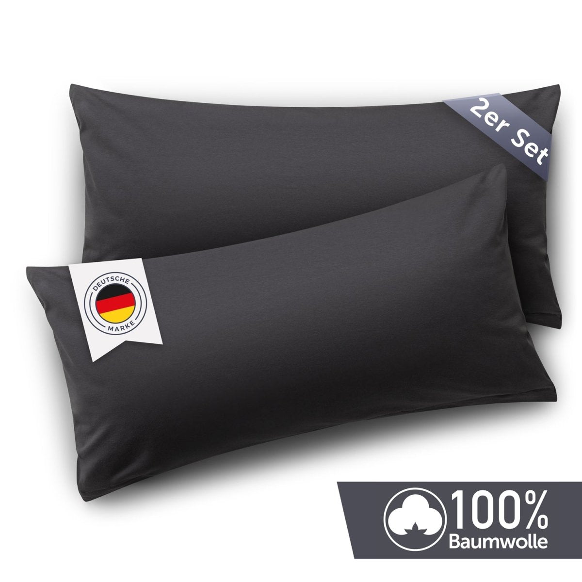 KISSENBEZUG Agneta - im 2er Set - Oeko - Tex Zertifiziert - 