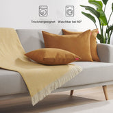 KISSENBEZUG Alicia - Chenille, im 2er Set - 