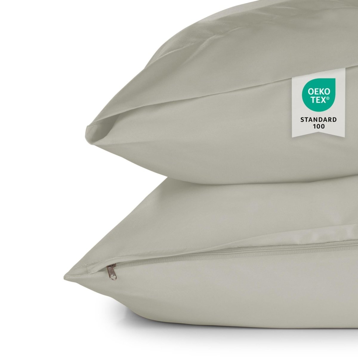 KISSENBEZUG aus Mikrofaser mit Flap - 