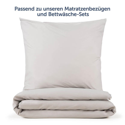 KISSENBEZUG aus Mikrofaser mit Flap - 