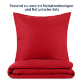 KISSENBEZUG aus Mikrofaser mit Flap - 