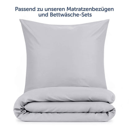 KISSENBEZUG aus Mikrofaser mit Flap - 