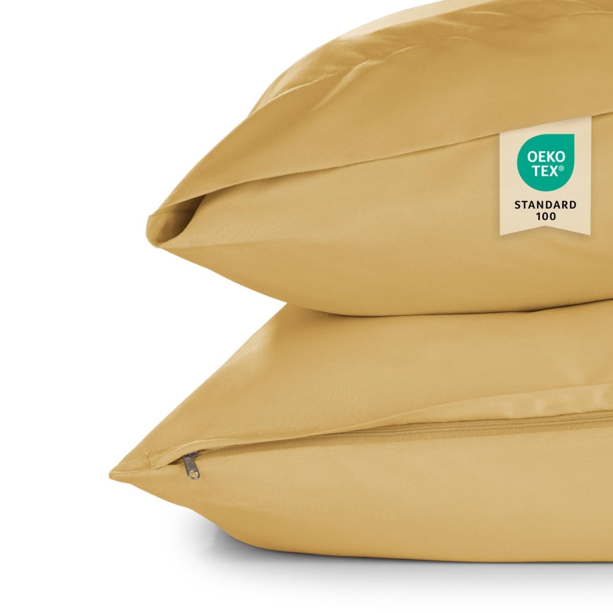 KISSENBEZUG aus Mikrofaser mit Flap - 