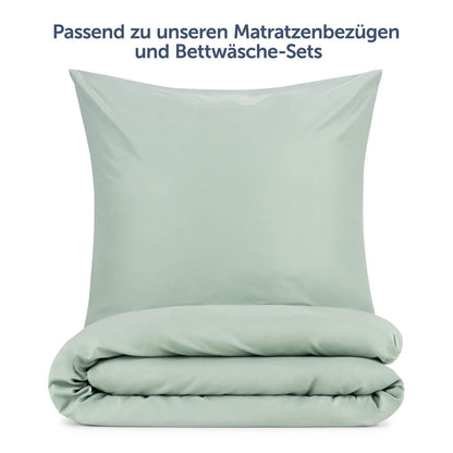 KISSENBEZUG aus Mikrofaser mit Flap - 
