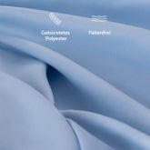 KISSENBEZUG aus Mikrofaser mit Flap - 