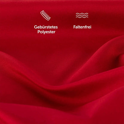 KISSENBEZUG aus Mikrofaser mit Flap - 