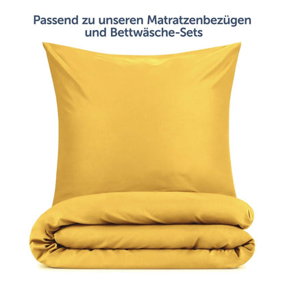 KISSENBEZUG aus Mikrofaser mit Flap - 