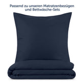 KISSENBEZUG aus Mikrofaser mit Flap - 