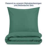 KISSENBEZUG aus Mikrofaser mit Flap - 