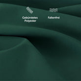 KISSENBEZUG aus Mikrofaser mit Flap - 