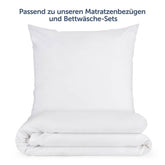 KISSENBEZUG aus Mikrofaser mit Flap - 