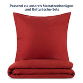 KISSENBEZUG aus Mikrofaser mit Zipper - 