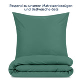 KISSENBEZUG aus Mikrofaser mit Zipper - 