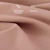 KISSENBEZUG aus Mikrofaser mit Zipper - 