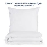 KISSENBEZUG aus Mikrofaser mit Zipper - 