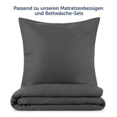 KISSENBEZUG aus Mikrofaser mit Zipper - 