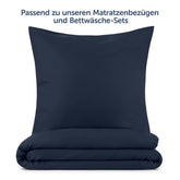 KISSENBEZUG aus Mikrofaser mit Zipper - 