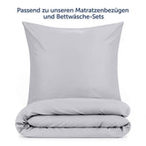 KISSENBEZUG aus Mikrofaser mit Zipper - 