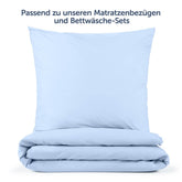 KISSENBEZUG aus Mikrofaser mit Zipper - 