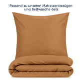 KISSENBEZUG aus Mikrofaser mit Zipper - 