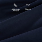 KISSENBEZUG aus Mikrofaser mit Zipper - 