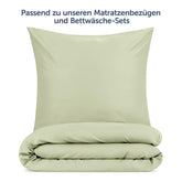 KISSENBEZUG aus Mikrofaser mit Zipper - 