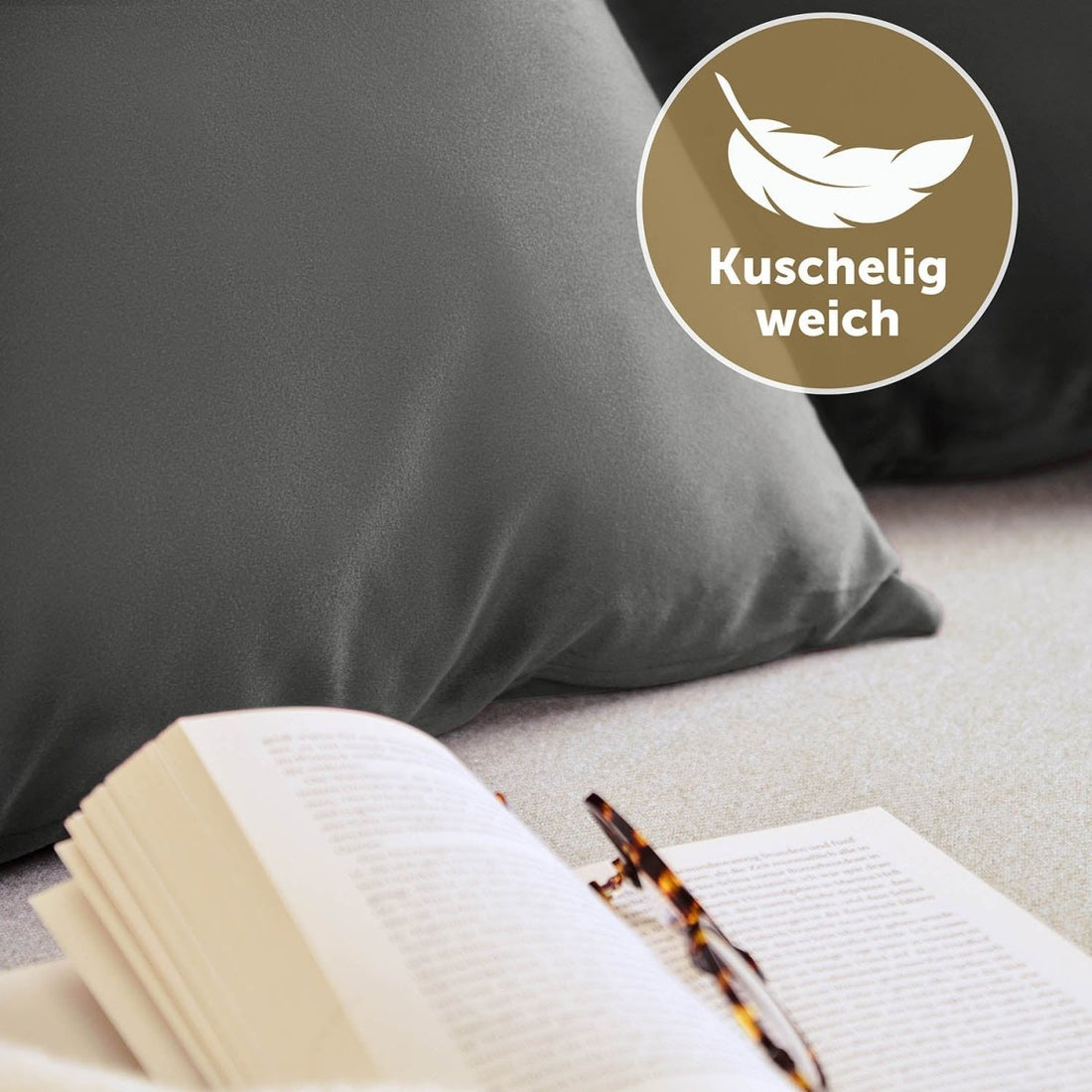 KISSENBEZUG - aus Samt, 2er Set - 