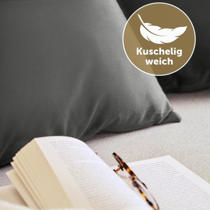 KISSENBEZUG - aus Samt, 2er Set - 
