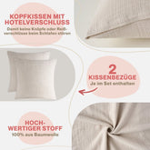 KISSENBEZUG Njord Musselin - 