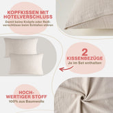 KISSENBEZUG Njord Musselin - 