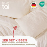 KISSENBEZUG Njord Musselin - 