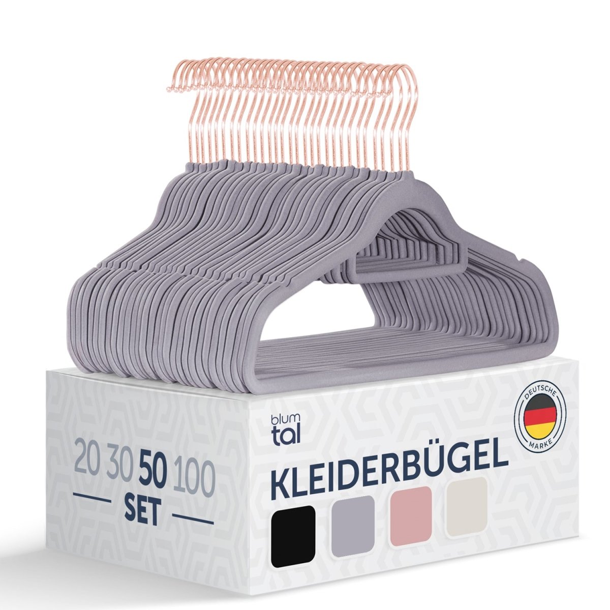 KLEIDERBÜGEL Tyra - mit Samtbezug - 