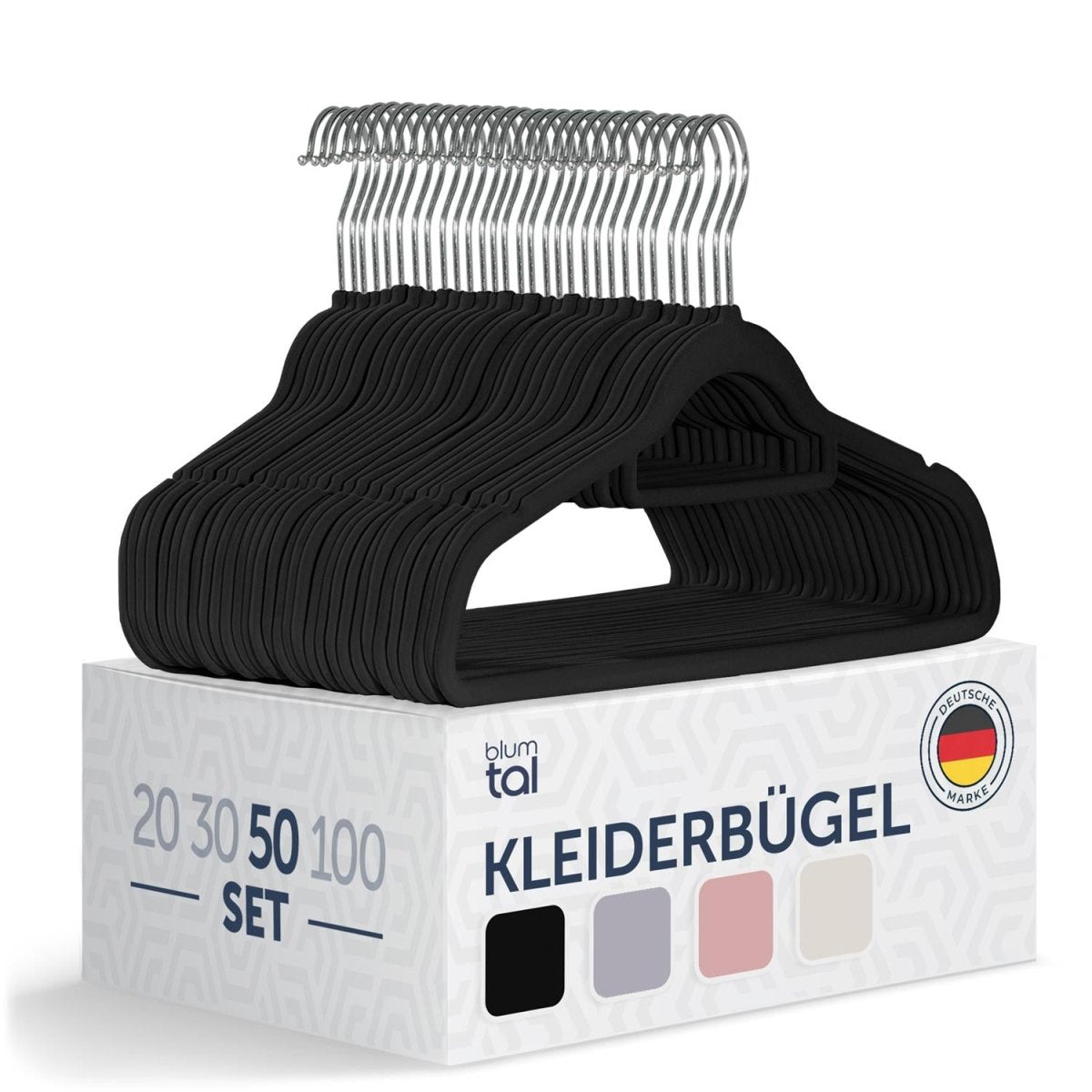 KLEIDERBÜGEL Tyra - mit Samtbezug - 