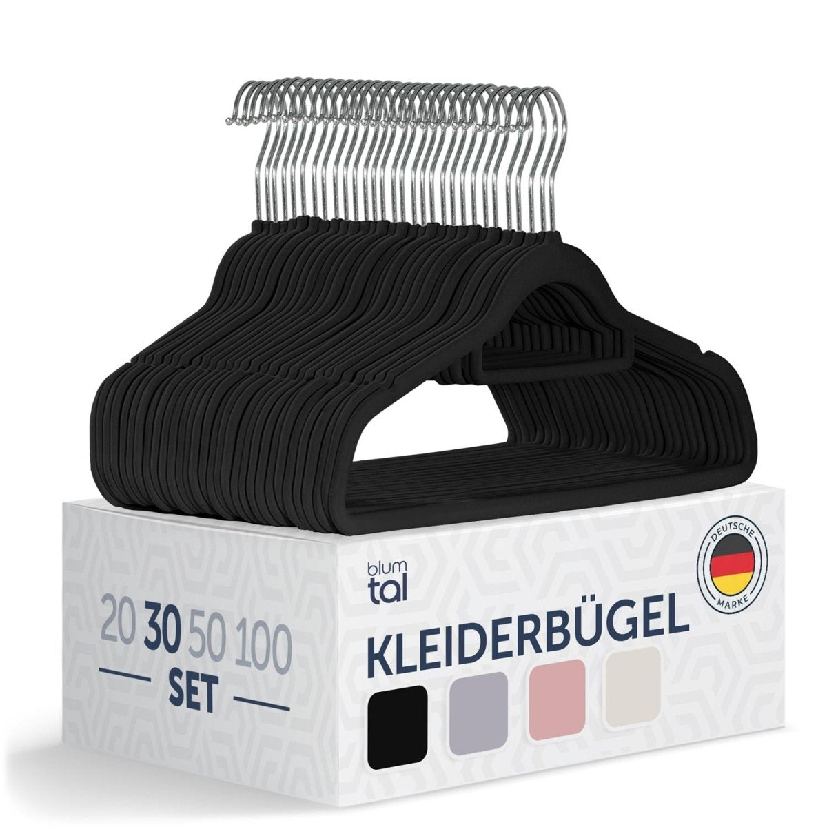 KLEIDERBÜGEL Tyra - mit Samtbezug - 