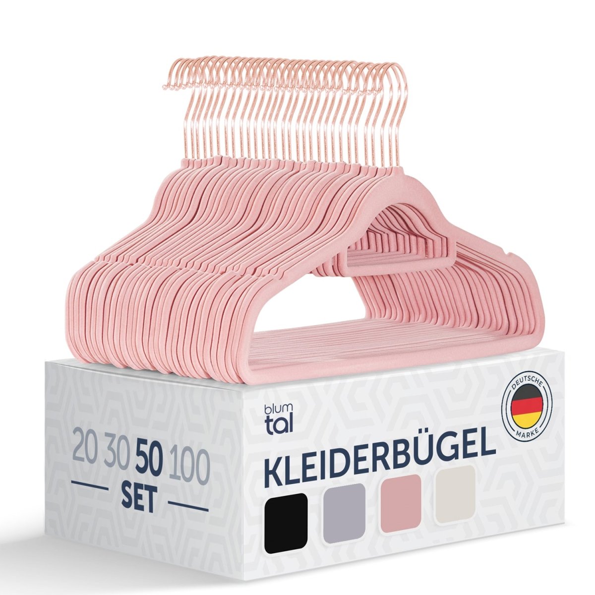 KLEIDERBÜGEL Tyra - mit Samtbezug - 