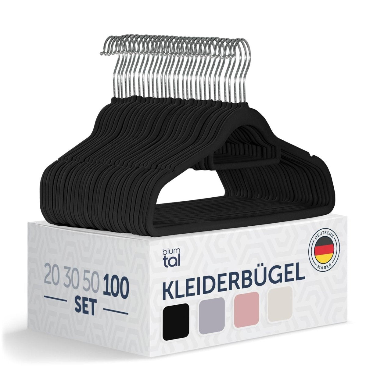 KLEIDERBÜGEL Tyra - mit Samtbezug - 