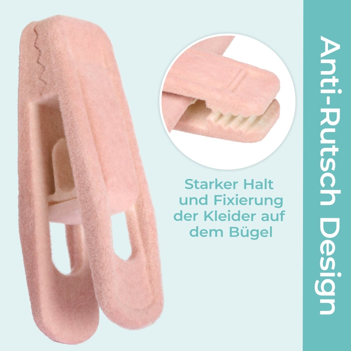 KLEIDERBÜGEL Tyra - mit Samtbezug - 