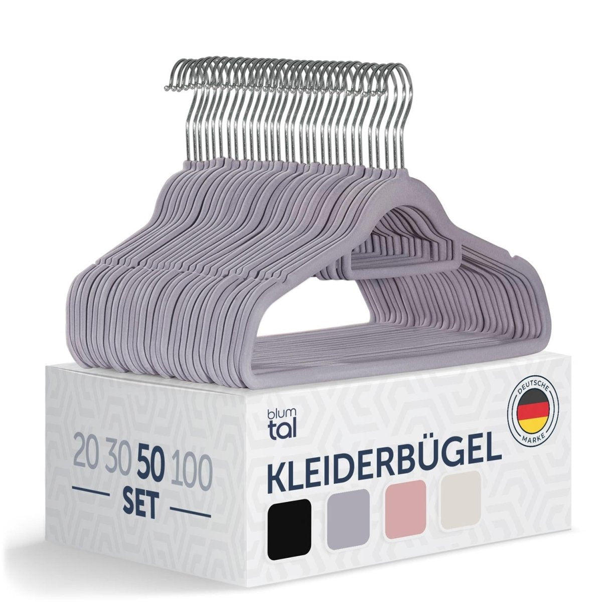 KLEIDERBÜGEL Tyra - mit Samtbezug - 