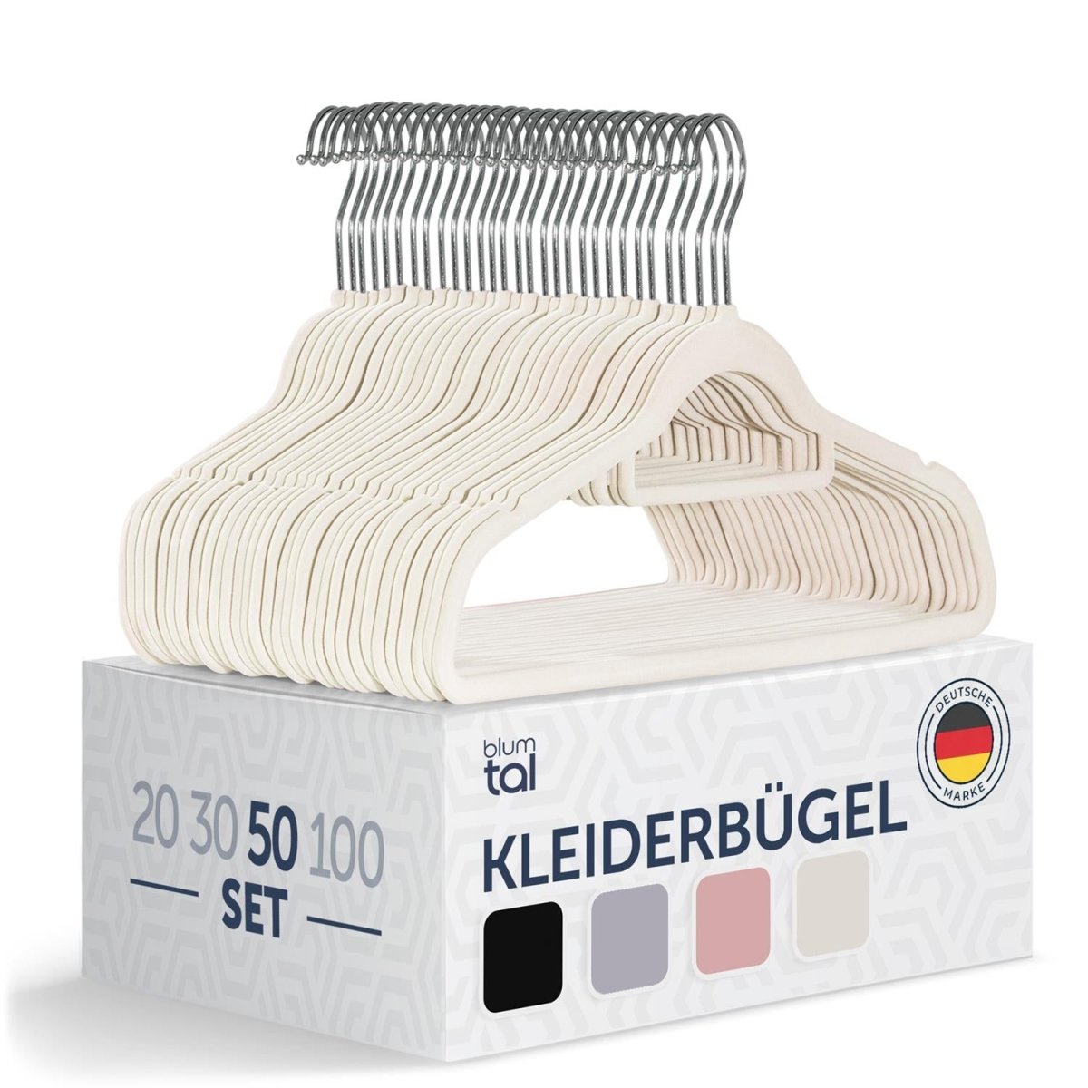 KLEIDERBÜGEL Tyra - mit Samtbezug - 