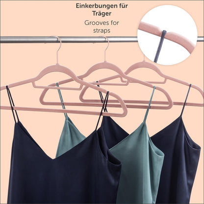KLEIDERBÜGEL Tyra - mit Samtbezug - 