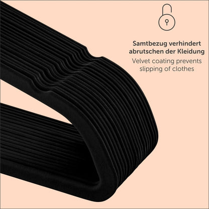 KLEIDERBÜGEL Tyra - mit Samtbezug - 