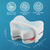 KNIEKISSEN für Seitenschläfer aus Memory Foam, Oeko - Tex Zertifiziert - 