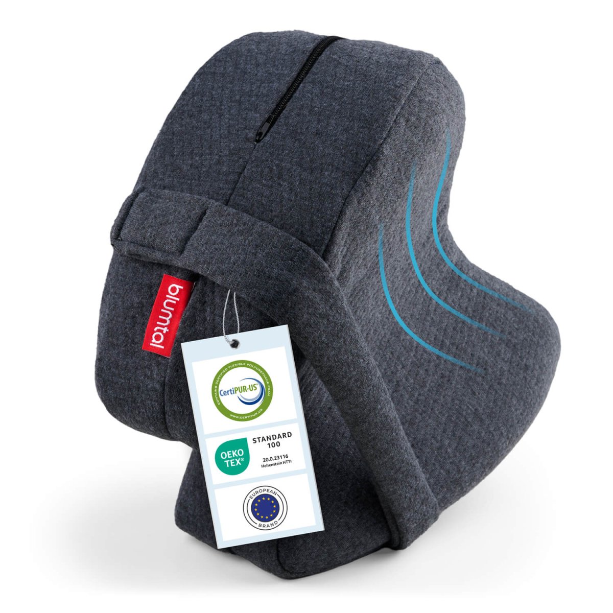 KNIEKISSEN für Seitenschläfer aus Memory Foam, Oeko - Tex Zertifiziert - 