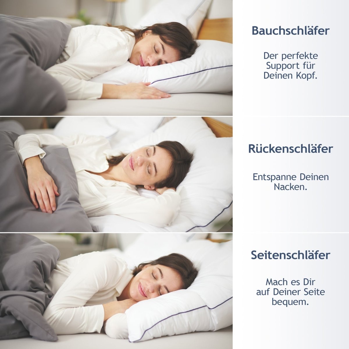 KOPFKISSEN, aus Mikrofaser, Nackenkissen mit anpassbarer Füllung - 